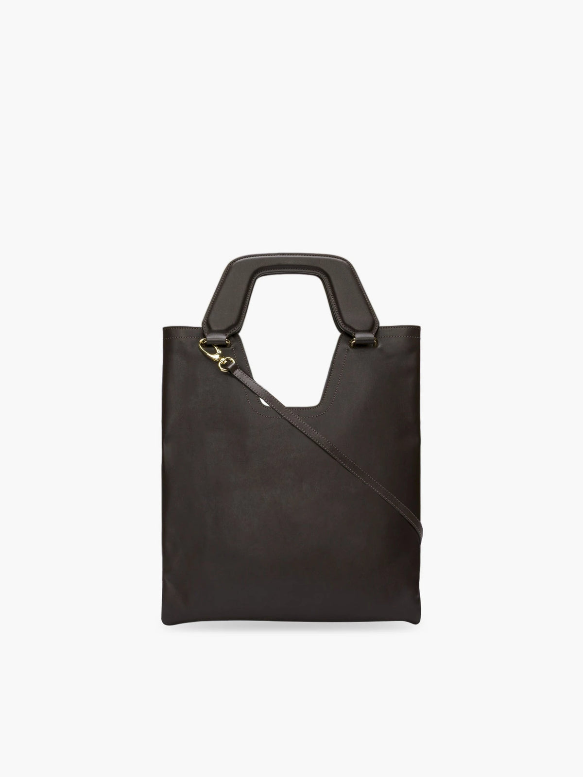 Mia Soft Espresso Bag - āim / Handmade in Italy